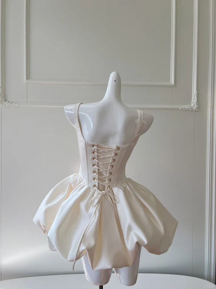 Aimishang Cute A Line Straps Short Homecoming Dress Lovely Birthday Party Dress Simple Cocktail Dress