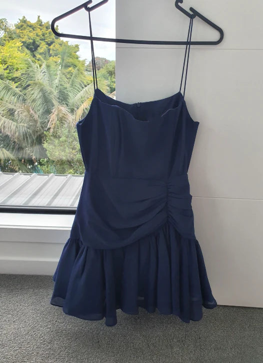 Aimishang Cute A-line Spaghetti Straps Homecoming Dress Short Graduation Dress Lovely Birthday Party Dress