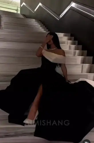 Aimishang Elegant A Line Off Shoulder Long Prom Dress Charming Evening Party Dress Women's Dresses