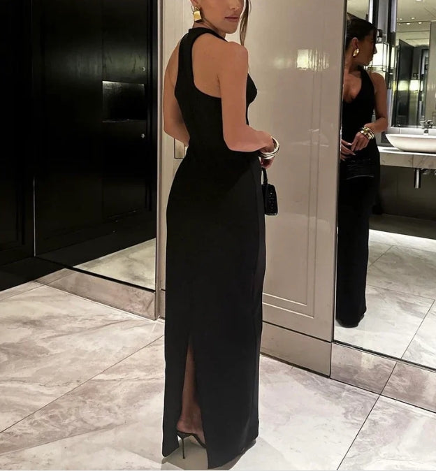 Charming Red V Neck Simple Evening Party Dress Formal Dress Wholesale