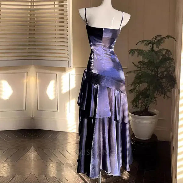 Aimishang Elegant Ruffled Tiered Maxi Dress Long Prom Dress Charming Evening Party Dress Women's Dresses