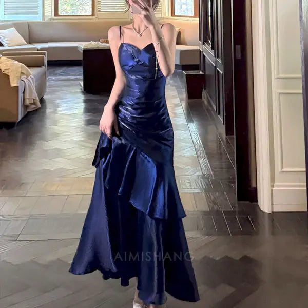 Aimishang Elegant Ruffled Tiered Maxi Dress Long Prom Dress Charming Evening Party Dress Women's Dresses