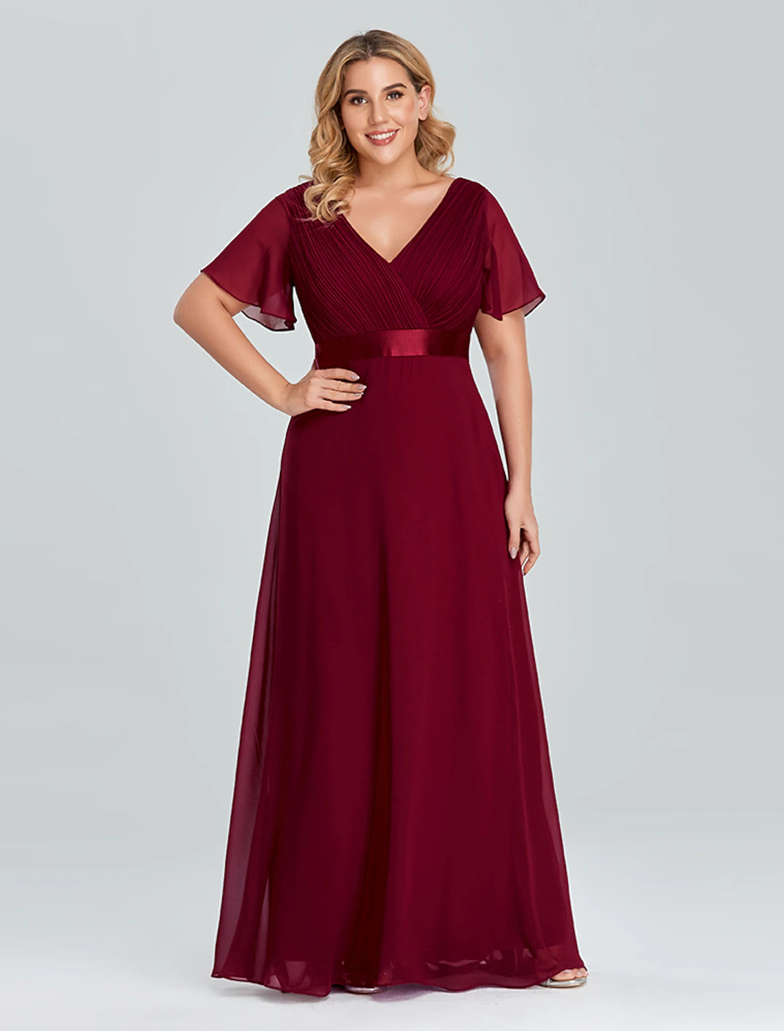 Wholesale ALine Prom Dresses Empire Dress Wedding Guest Floor Length