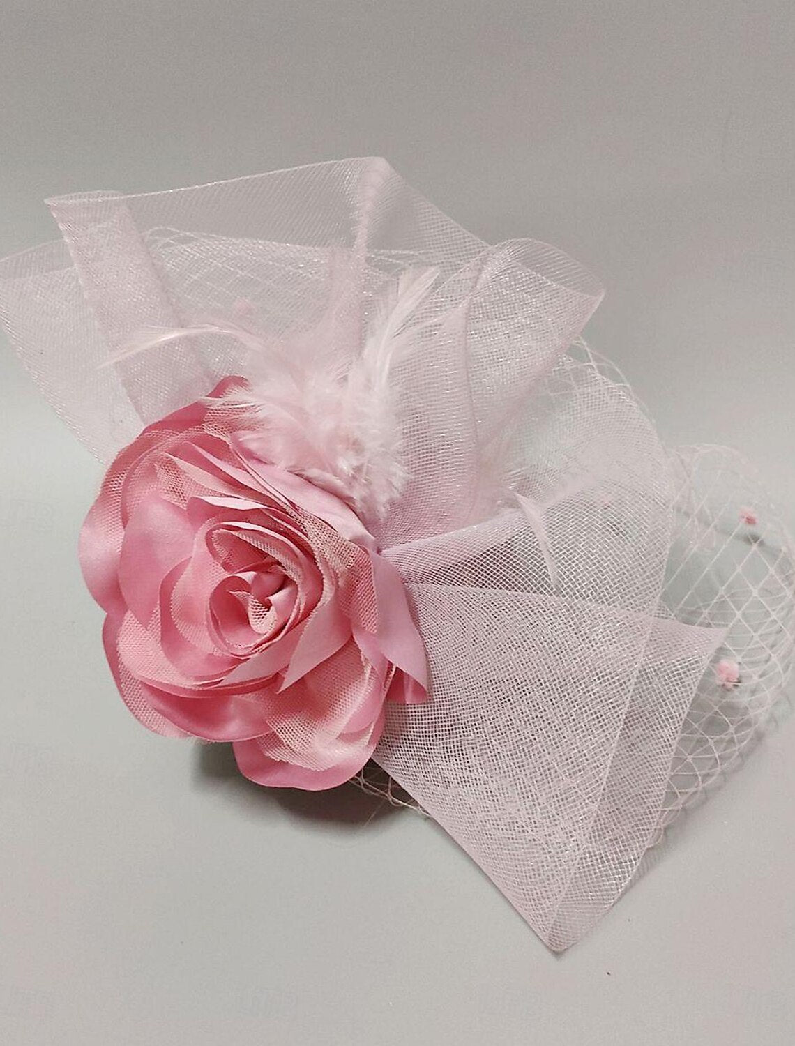 Wholesale Fascinators Headwear Veil Hat Wedding Ladies Day With Cap Floral Headpiece Headwear