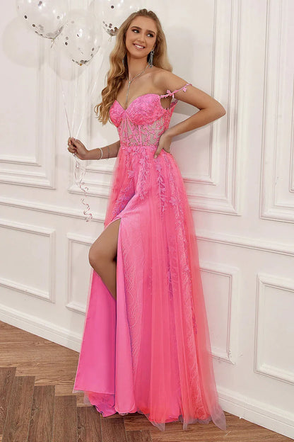 Wholesale Prom Dress A-Line Elegant Lace Sweetheart