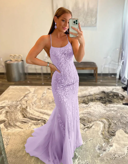 Wholesale Prom Dress Mermaid Backless Evening Dress