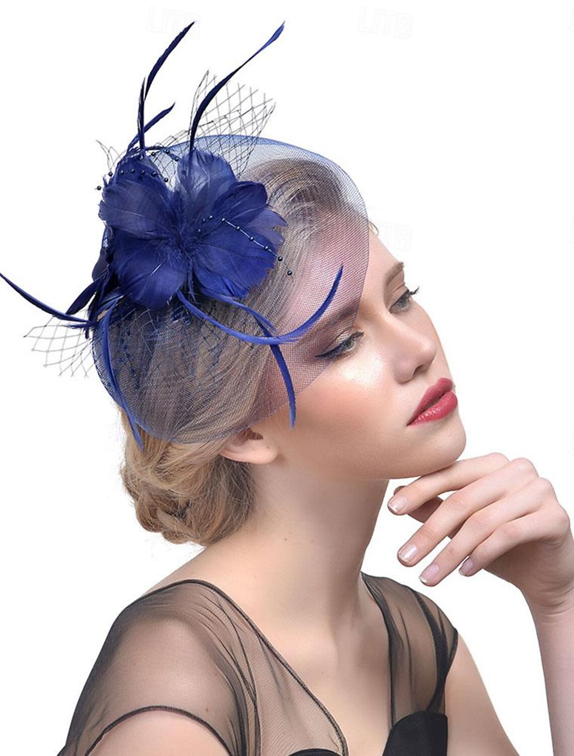 Wholesale Fascinators Hats Headwear Hat Top Hat Veil Hat Horse Race Cocktail Elegant Vintage With Feather Bows Headpiece Headwear