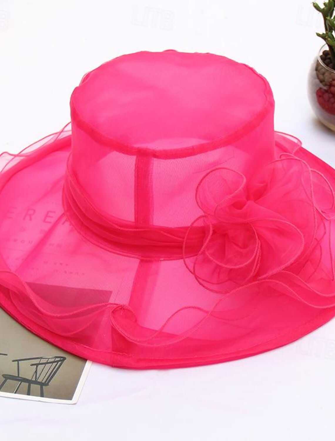 Wholesale Fascinators Hats Headwear Bucket Hat Floppy Hat Straw Hat Casual Holiday Elegant Vintage With Flower Pure Color Headpiece