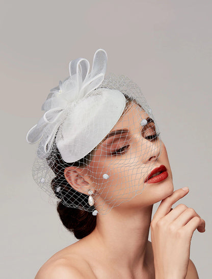 Wholesale Feathers / Net Fascinators / Hats / Headpiece with Feather / Cap / Flower 1 PC Wedding / Ladies Day Headpiece