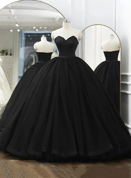 Aimishang Black Tulle Sweetheart Ball Gown Sweet 16 Dress Long Formal Dress Off Shoulder Sexy Evening Dress Wholesale