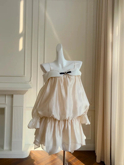 Aimishang Lovely Light Blue Spaghetti Straps Short Birthday Party Dress Pretty Homecoming Dress