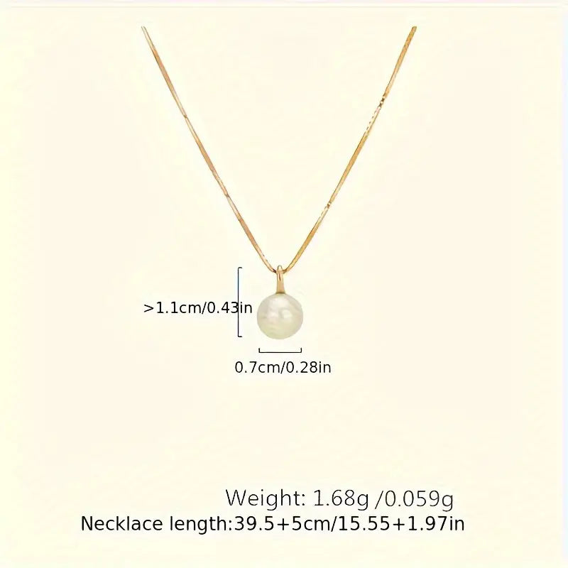 Wholesale Freshwater Pearl Pendant Necklace, Elegance Plated Chain For Daily Wear And Special Occasions, Perfect Holiday Gifts For Women, Chic And Sexy Style Jewelry With Gift Box