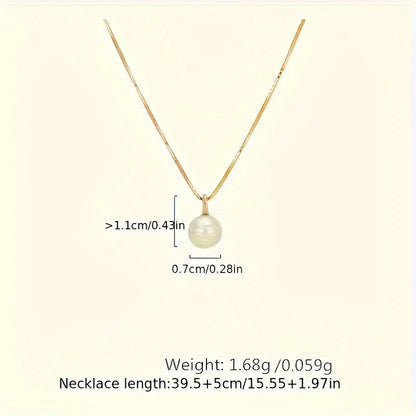 Wholesale Freshwater Pearl Pendant Necklace, Elegance Plated Chain For Daily Wear And Special Occasions, Perfect Holiday Gifts For Women, Chic And Sexy Style Jewelry With Gift Box