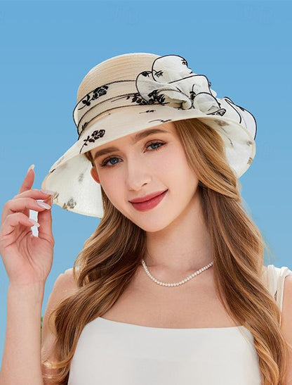 Wholesale Hats Tea Party Kentucky Derby Elegant With Floral Headpiece Headwear