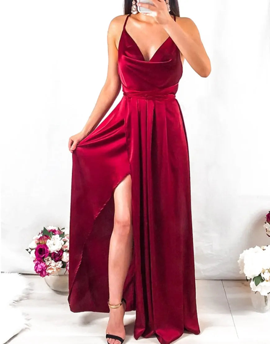 Wholesale Bridesmaid Dress Sexy Spaghetti Straps Party Dresses