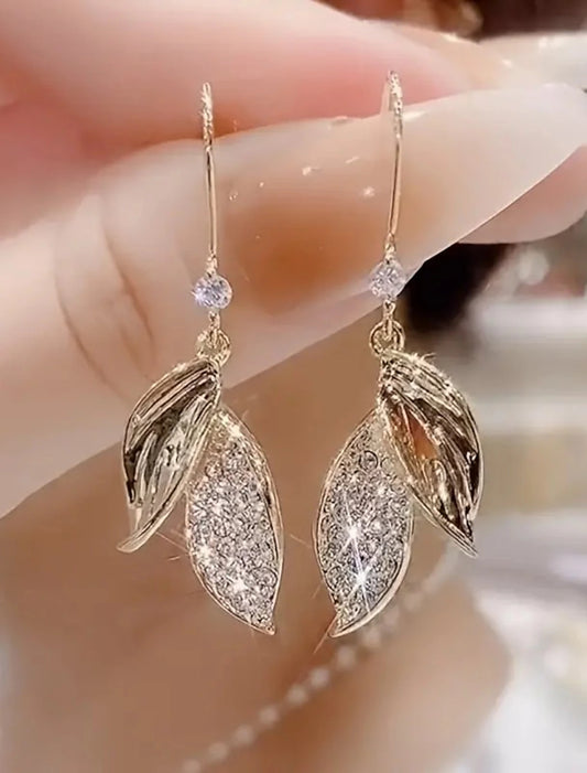 Wholesale Women‘ Drop Earring Jewelry imple Earring Jewelry Gold For Fall Wedding Party 1 Pair