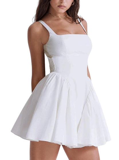 Aimishang Lovely A Line Straps Open Back Homecoming Dress Sweet Birthday Party Dress  Short Prom Dress With Bow