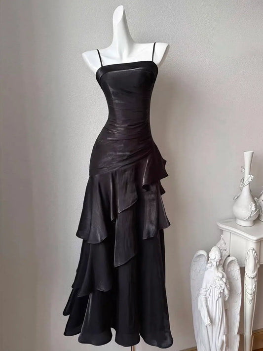 Aimishang Elegant Spaghetti Straps Party Evening Gown Charming Sleeveless Formal Prom Dress