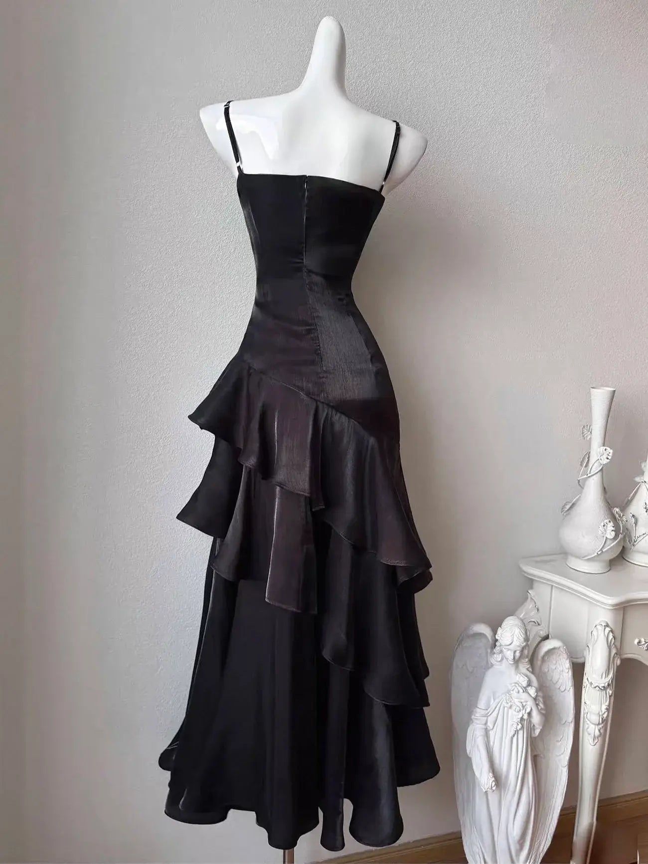 Aimishang Elegant Spaghetti Straps Party Evening Gown Charming Sleeveless Formal Prom Dress