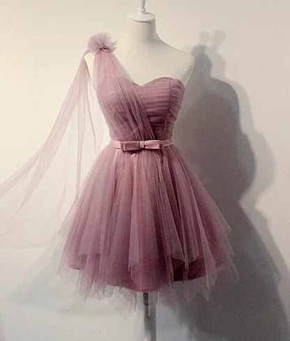 Aimishang Charming A-line Tulle Homecoming Dress Sweet Short Graduation Dress Cute Birthday Party Dress Bridesmaid Dress