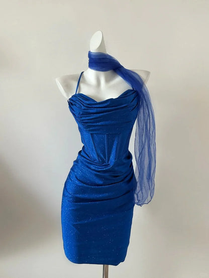 Aimishang Charming Sheath Straps Homecoming Dress Lovely Short Graduation Dress Cute Birthday Party Dress
