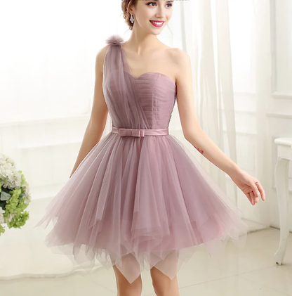 Aimishang Charming A-line Tulle Homecoming Dress Sweet Short Graduation Dress Cute Birthday Party Dress Bridesmaid Dress