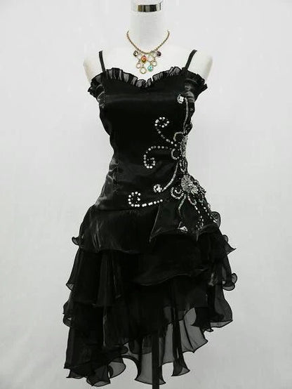 Aimishang Charming Black Homecoming Dress Birthday Dress Party Dress Graduation Dress Short Prom Dress