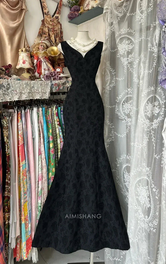 Aimishang Charming Mermaid Sleeveless Long Formal Prom Dress Elegant Party Evening Gown Chic Wedding Guest Dress