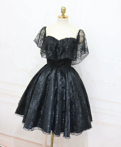 Aimishang Charming Off the Shoulder A Line Sweetheart Lace Short Formal Prom Dress Elegant Homecoming Dress