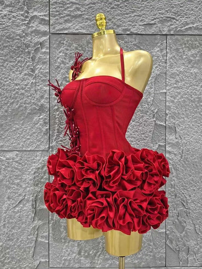 Aimishang Charming Sheath Halter Sleeveless Short Summer Party Prom Dress Pretty Birthday Homecoming Dress