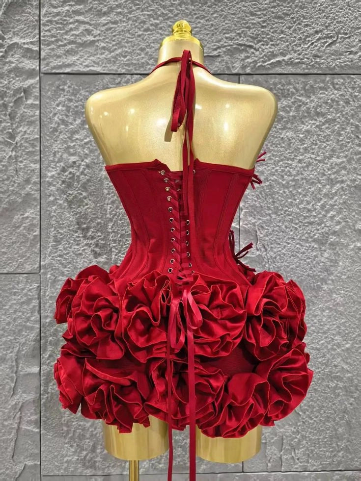 Aimishang Charming Sheath Halter Sleeveless Short Summer Party Prom Dress Pretty Birthday Homecoming Dress