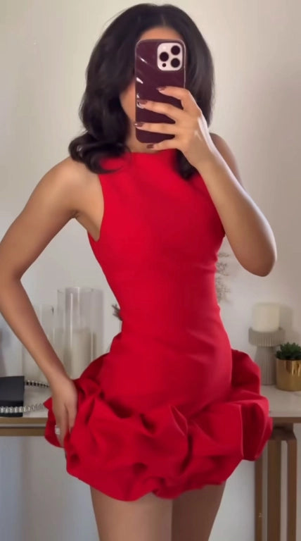Aimishang Charming Sheath Sleeveless Short Birthday Party Dress Stylish Mini Graduation Homecoming Dress