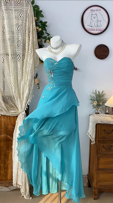 Aimishang Charming Sweetheart Strapless Prom Dress Lovely Graduation Dress Chic Wedding Guest Dress