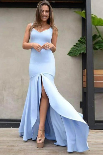 Wholesale Evening Dresses Prom Dresses Simple Modest Straps