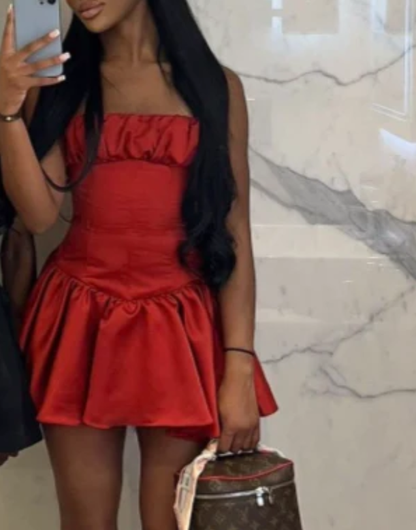Aimishang Chic A Line Sleeveless Homecoming Dress Short Graduation Dress Lovely Birthday Party Dress