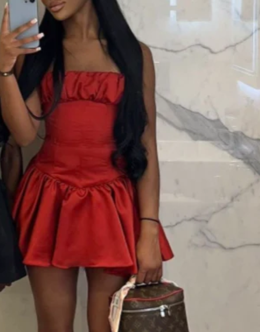 Aimishang Chic A Line Sleeveless Homecoming Dress Short Graduation Dress Lovely Birthday Party Dress