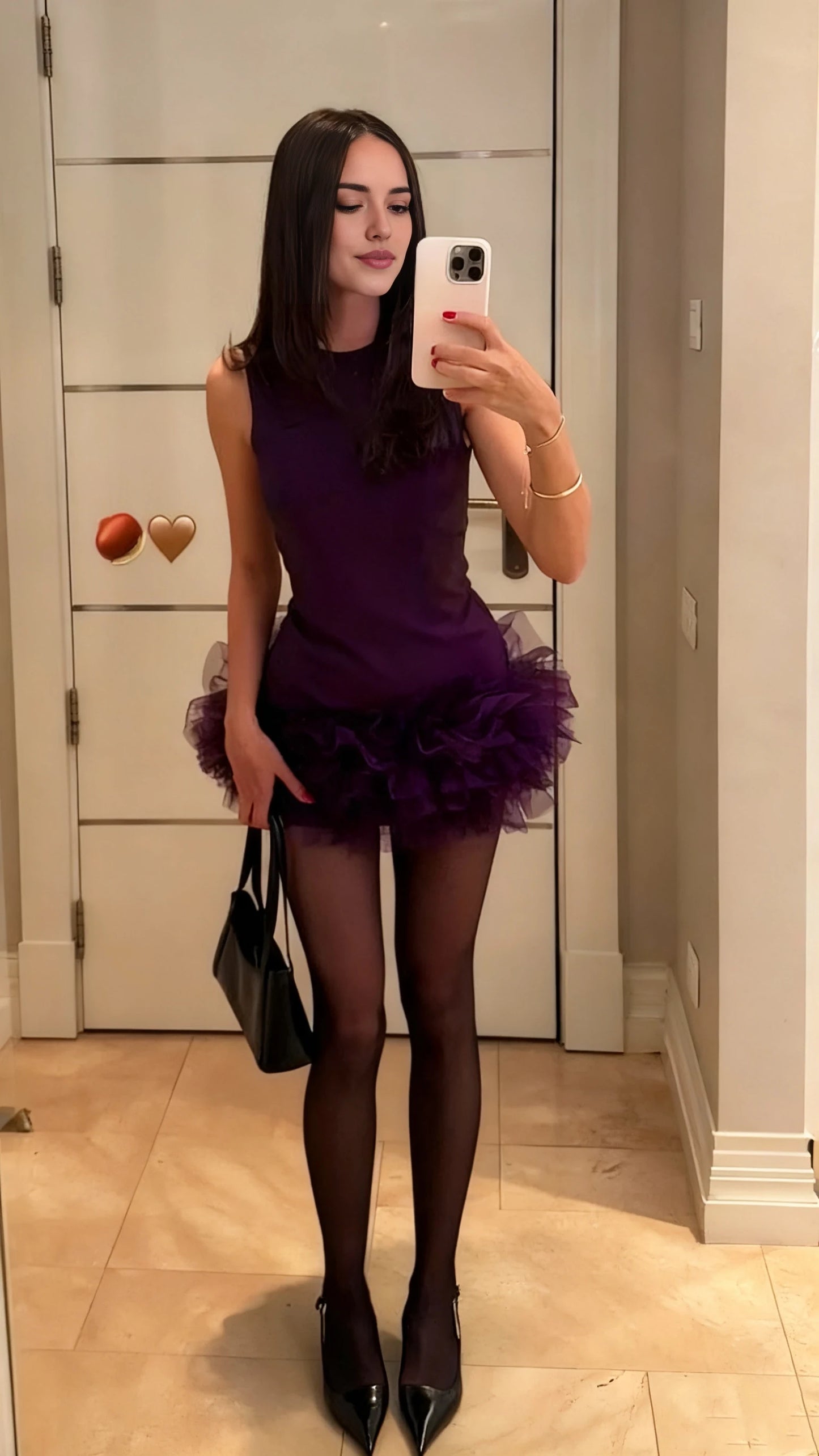 Aimishang Chic A-Line Round Neck Sleeveless Ruffled Layered Tulle Mini Homecoming Dress Women Partywear