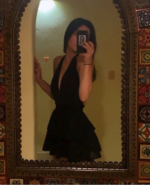 Aimishang Chic A line V-neck Black Sleeveless Short Homecoming Dress Summer Birthday Party Dress