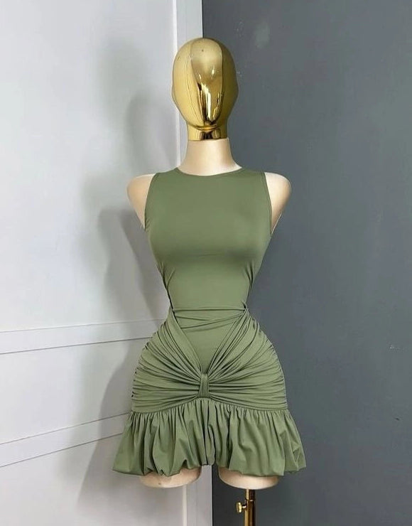 Aimishang Chic Sleeveless Short Homecoming Dress Summer Fashion Mini Birthday Party Dress