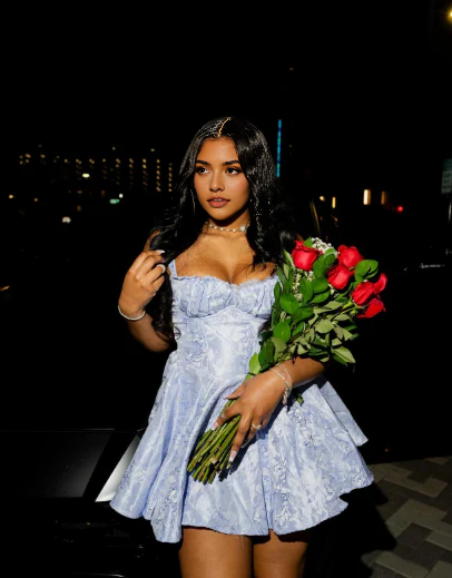 Aimishang Cute A Line Sleeveless Short Homecoming Dress Lovely Birthday Party Dress Sweet Mini Dress