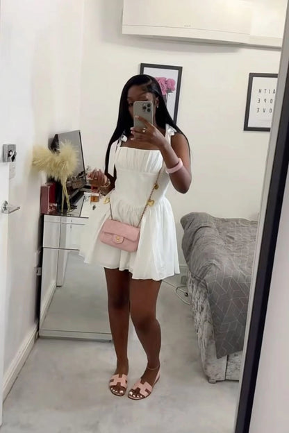Aimishang Cute A Line Straps Sleeveless Short Homecoming Dress Summer Birthday Party Dress
