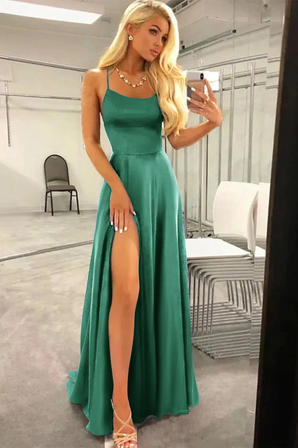 Wholesale Long Prom Dress With Slit Formal Dress