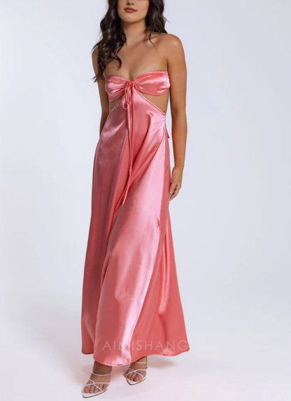 Aimishang Sexy Hollow-Out Long Prom Dress Charming Evening Party Dress Women's Dresses