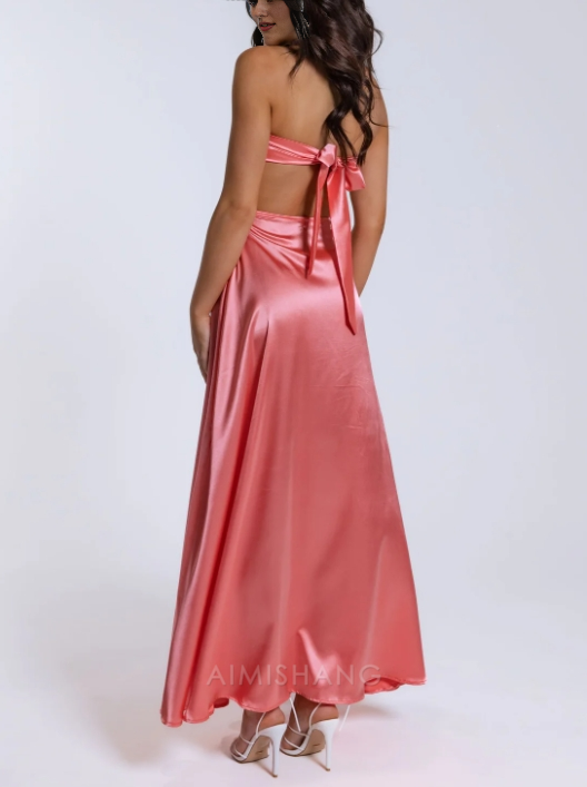 Aimishang Sexy Hollow-Out Long Prom Dress Charming Evening Party Dress Women's Dresses