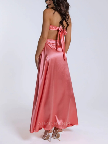 Aimishang Sexy Hollow-Out Long Prom Dress Charming Evening Party Dress Women's Dresses