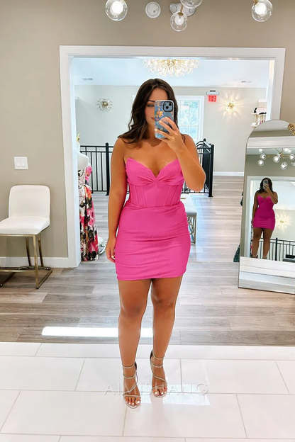 Aimishang Sexy Homecoming Dress Charming Party Dress Summer Graduation Dress Short Prom Dress Mini Dress