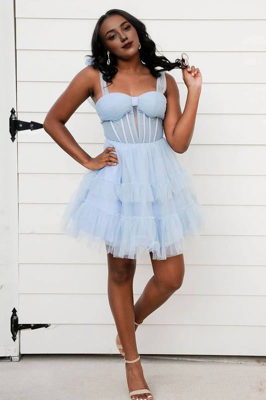 Aimishang A Line Sweetheart Homecoming Dress Cute Party Dress Summer Graduation Dress Short Prom Dress