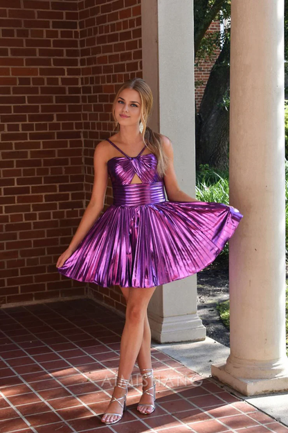 Aimishang Fashion A Line Straps Homecoming Dress Charming Party Dress Graduation Dress Short Prom Dress