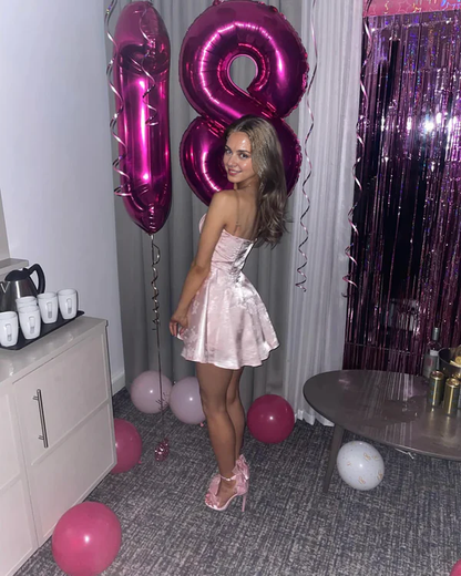 Aimishang Sweetheart A Line Homecoming Dress Cute Birthday Dress Party Dress Graduation Dress Short Prom Dress