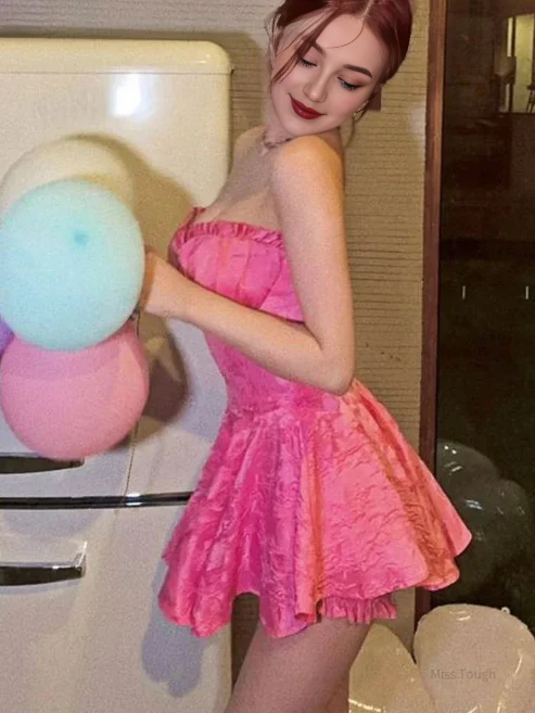 Aimishang Sweet A Line Homecoming Dress Cute Birthday Dress Party Dress Graduation Dress Short Prom Dress